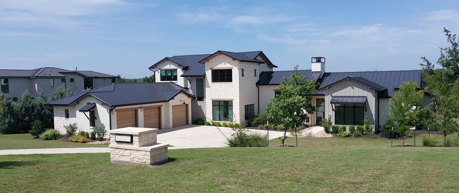 Spacious modern house